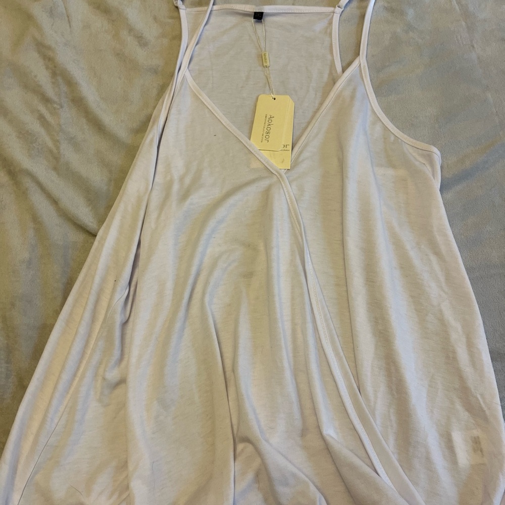 White tank top